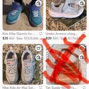 Nike & UnderArmour toddler girls shoes-3 pairs